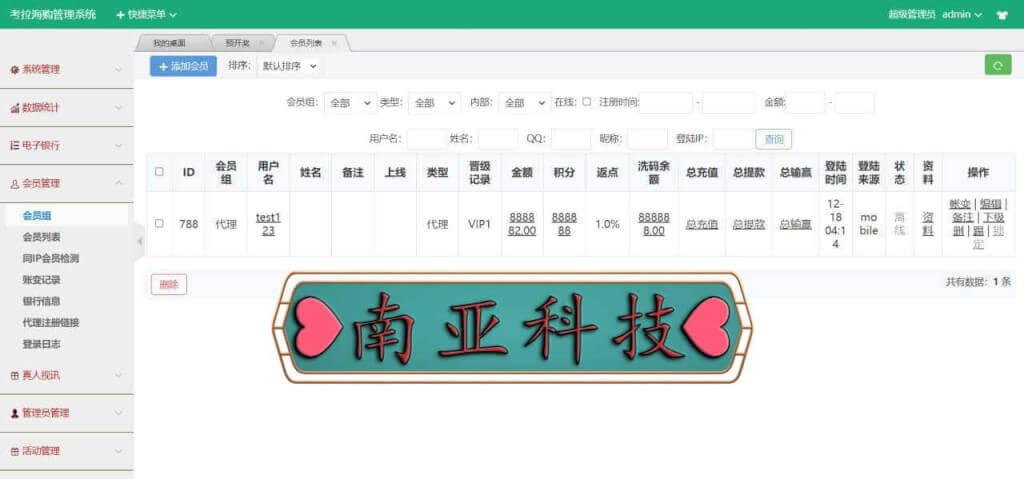 大富二开彩票伪商城源码