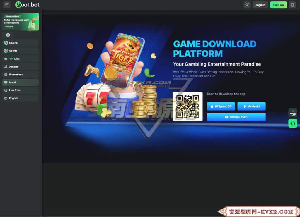 Yoot slots源码