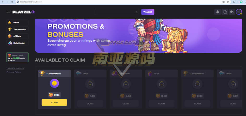 PlayZelo加密货币赌场源码/海外博彩系统/国外博彩平台搭建源码